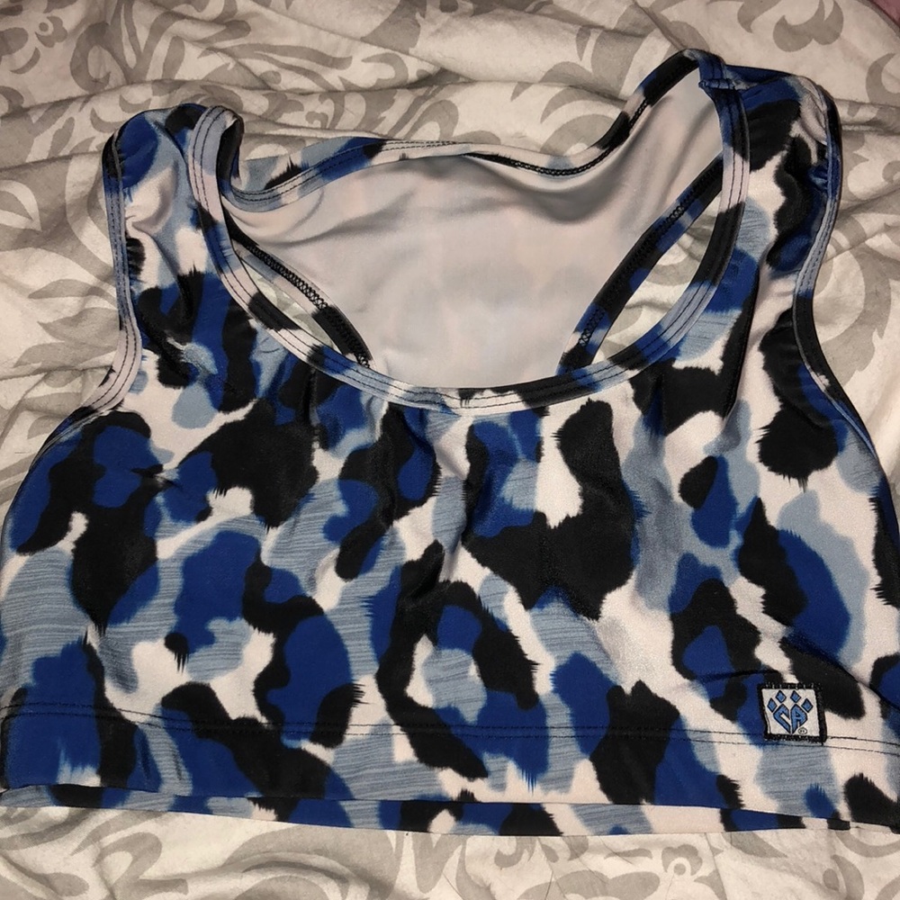 California Athletics Cheer Sports Bra